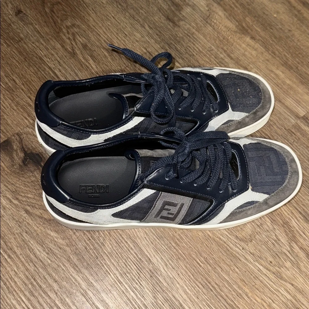 Fendi Step' FF Logo Sneakers, Size - Fendi - 7/ US 8